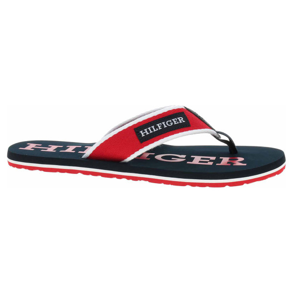 detail Plážové pantofle Tommy Hilfiger FM0FM05024XLG Primary Red