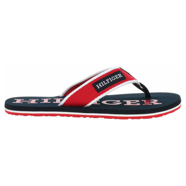 detail Plážové pantofle Tommy Hilfiger FM0FM05024XLG Primary Red