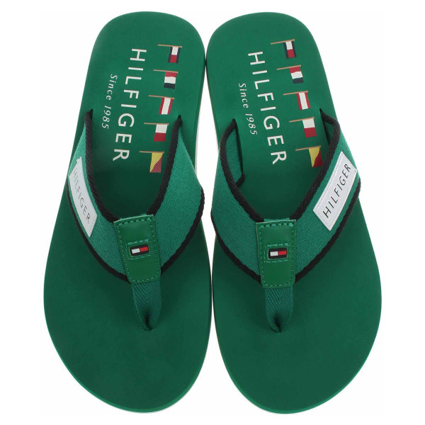 detail Tommy Hilfiger pánské plážové FM0FM05435 L4F Nouveau Green