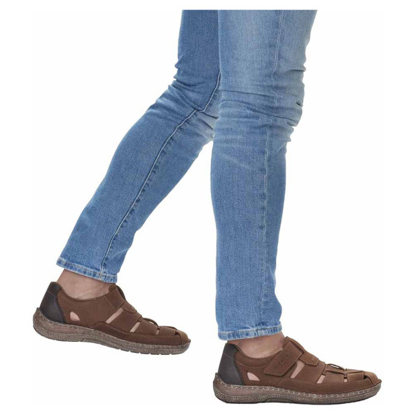 detail Pánské sandály Rieker 03078-25 braun