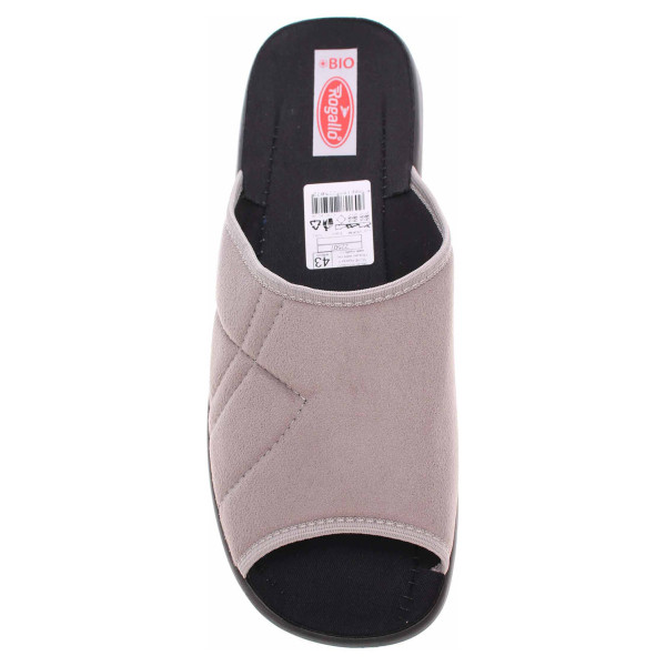 detail Pánské domácí pantofle Rogallo 22507 šedá