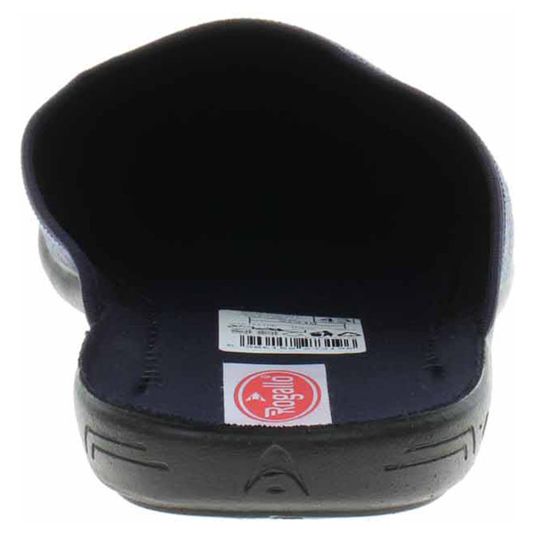 detail Pánské domácí pantofle Rogallo E/27319 modrá-šedá