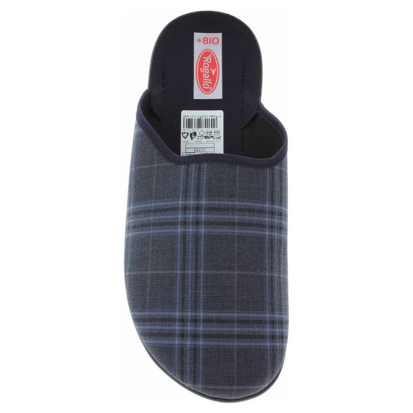 detail Pánské domácí pantofle Rogallo E/27319 modrá-šedá