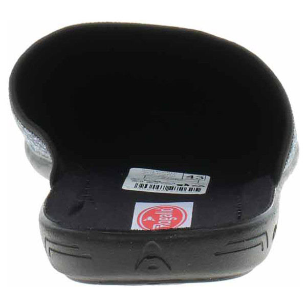 detail Pánské domácí pantofle Rogallo 27262 modrá