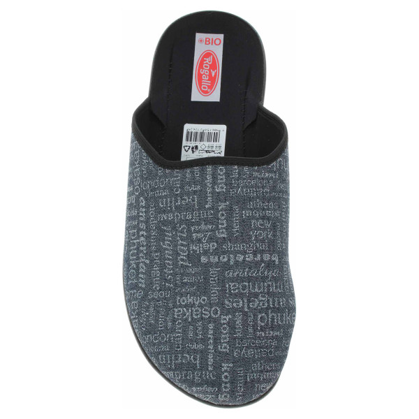 detail Pánské domácí pantofle Rogallo 27262 modrá