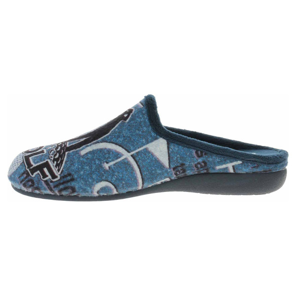 detail Pánské domácí pantofle Medi Line 5175-023 marino