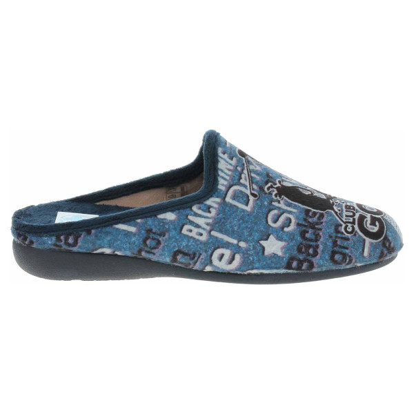 detail Pánské domácí pantofle Medi Line 5175-023 marino