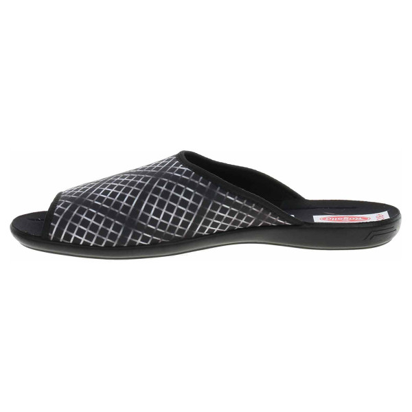 detail Pánské domácí pantofle Rogallo 28841 černá