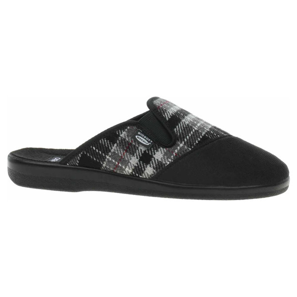 detail Pánské domácí pantofle Rogallo 6074-010 černá