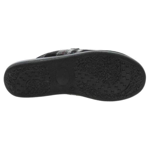 detail Pánské domácí pantofle Rogallo 6074-010 černá