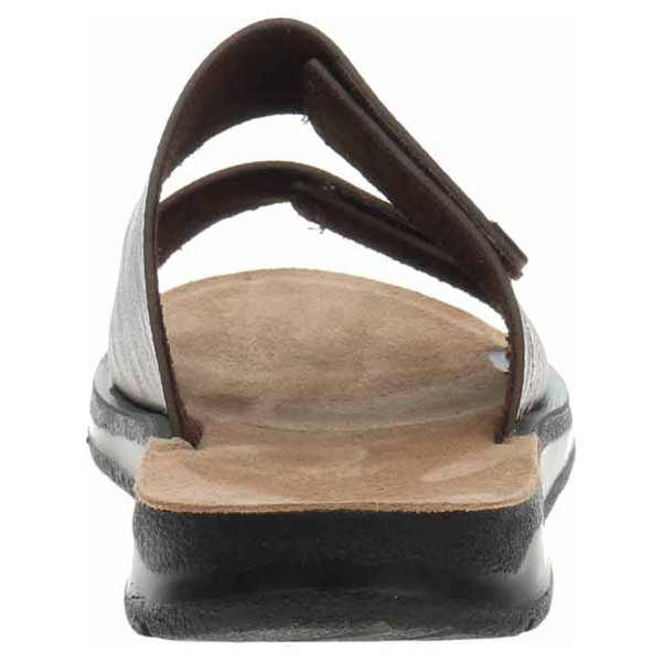 detail Pánské domácí pantofle Orto Med 2707-P440 hnědá