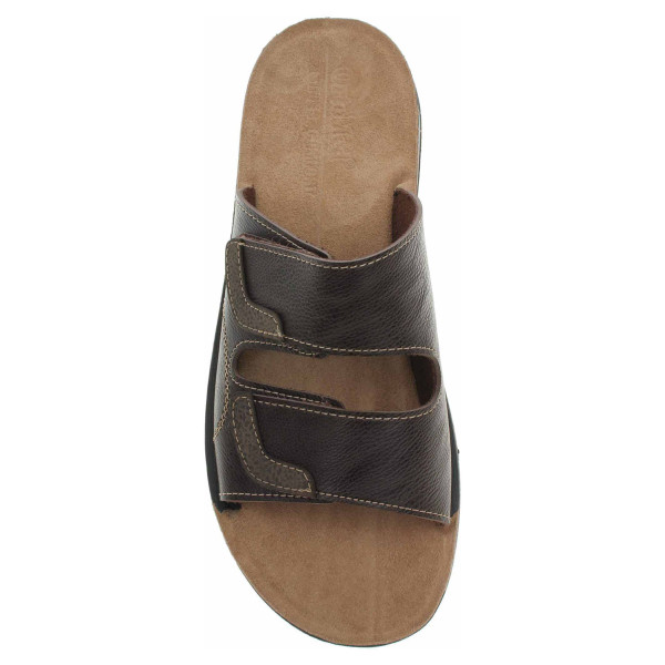 detail Pánské domácí pantofle Orto Med 2707-P440 hnědá