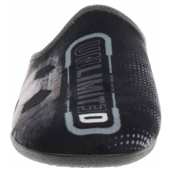 detail Pánské domácí pantofle Medi Line 1507-025 negro