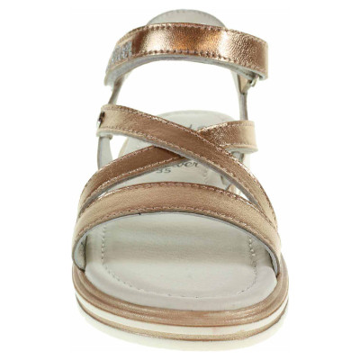 detail Dívčí sandály s.Oliver 5-48223-32 rose gold met