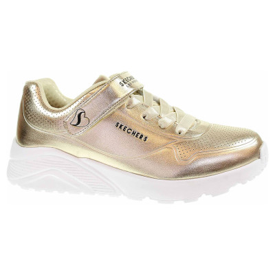 detail Skechers Uno Lite - Chrome Steps gold