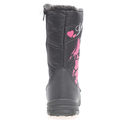 detail Dívčí sněhule Junior League L 52-480-058 černá-fuchsia