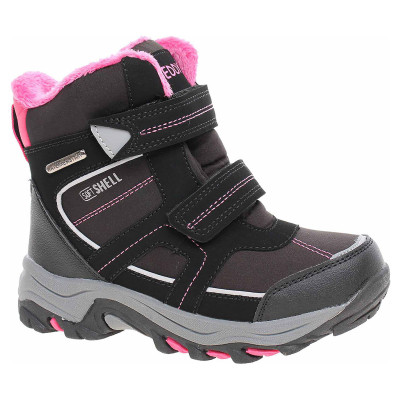 detail Dívčí sněhule Peddy P1-631-29-01 black-pink