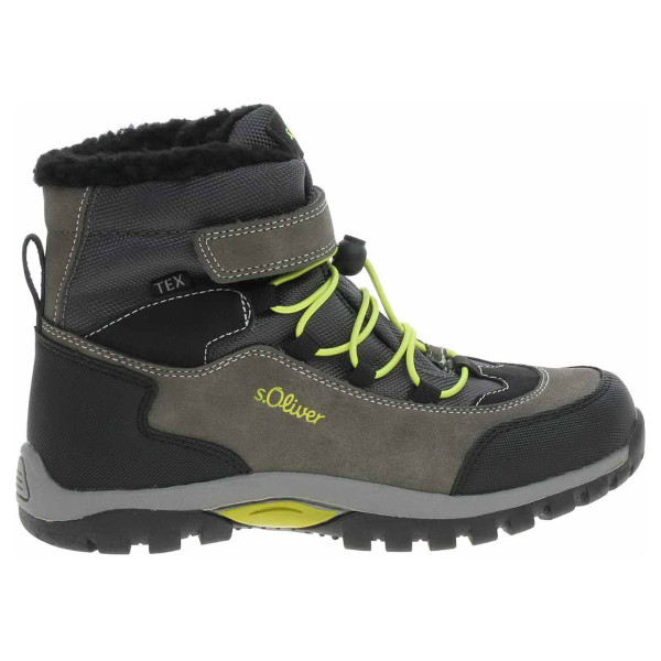 detail Chlapecká kotníková obuv s.Oliver 5-46414-41 grey comb