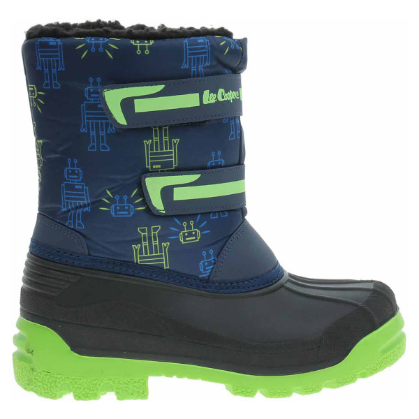 detail Chlapecké sněhule Lee Cooper LCJ-23-44-2006K navy-lime