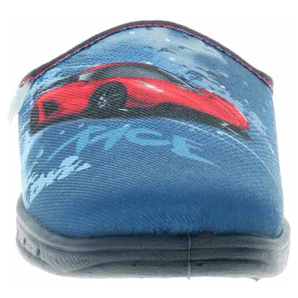 detail Befado chlapecké domácí pantofle 707Y419 modrá