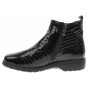 náhled Dámské polokozačky Caprice 9-25355-29 black croco pa.