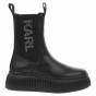 náhled Dámské polokozačky Karl Lagerfeld KL42360 Black Lthr-Mono
