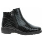náhled Dámské polokozačky Caprice 9-25305-41 black croco