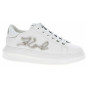 náhled Dámská obuv Karl Lagerfeld KL62510G 01S White Lthr w-Silver