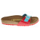 náhled Birkenstock Madrid dámské pantofle 439233 červená-modrá