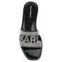 náhled Dámské pantofle Karl Lagerfeld KL80005S V0S black rubber w-silver