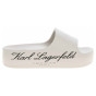 náhled Dámské plážové pantofle Karl Lagerfeld KL86000 VGT off white eco