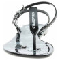 náhled Karl Lagerfeld dámské plážové KL80002G V01 black rubber w-white