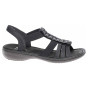 náhled Dámské sandály Rieker 60809-00 schwarz