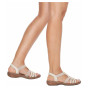 náhled Dámské sandály Rieker 62855-60 beige
