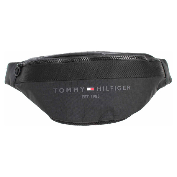 detail Tommy Hilfiger pánská ledvinka AM0AM08680 BDS black