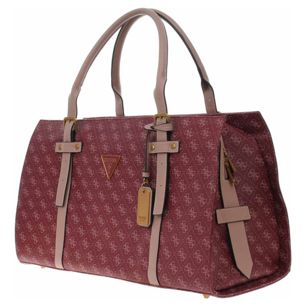 detail Guess cestovní taška TWH83894160 Deep Red