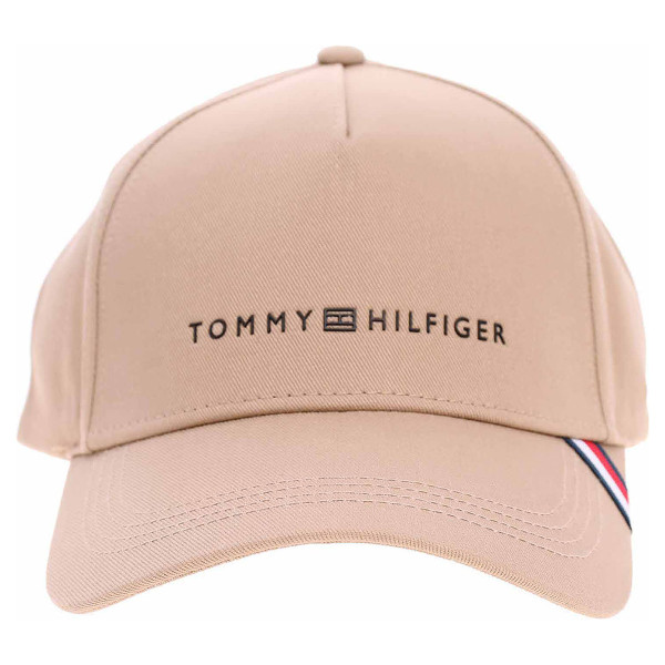 detail Tommy Hilfiger pánská kšiltovka AM0AM05614 AEG beige