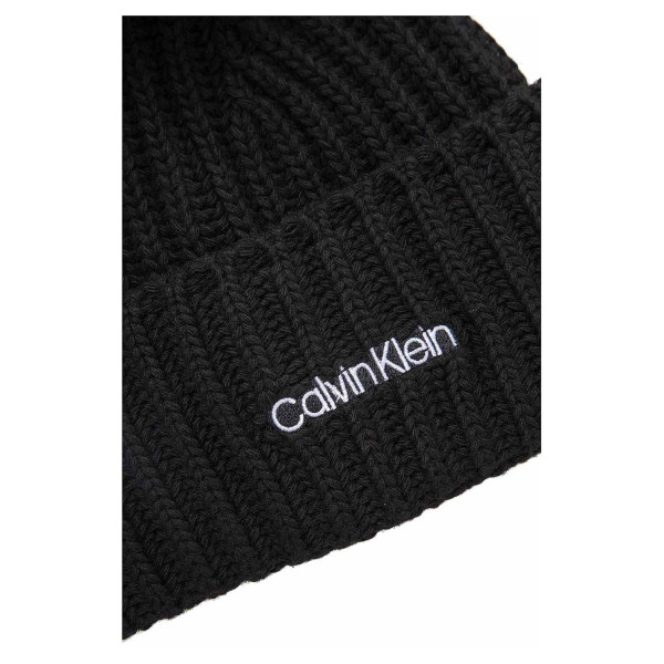 detail Calvin Klein dámská čepice K60K608535 BAX Ck black