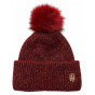 náhled Tommy Hilfiger dámská čepice AW0AW10623 VLP deep rouge