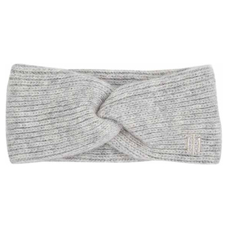 Tommy Hilfiger dámská čelenka AW0AW13828 0IM Light Grey Heather