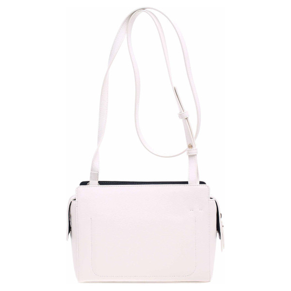 detail Tommy Hilfiger dámská kabelka AW0AW06614 104 bright white-tommy navy