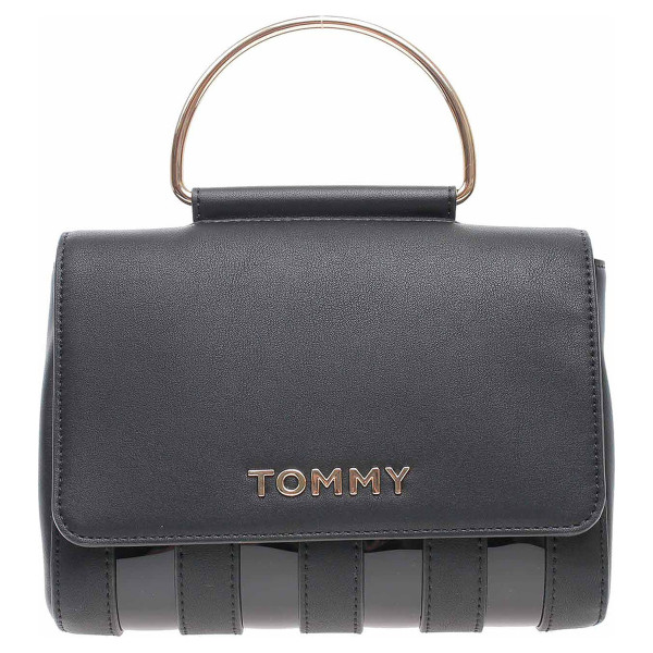 detail Tommy Hilfiger dámská kabelka AW0AW07482 BDS black