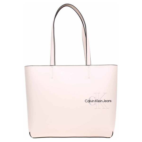 detail Calvin Klein dámská kabelka K60K609305 02W warm white