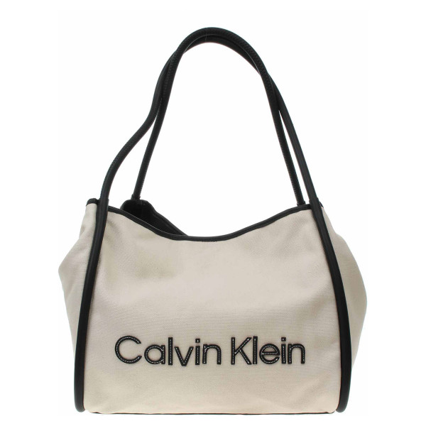 detail Calvin Klein dámská kabelka K60K609405 VHB sand