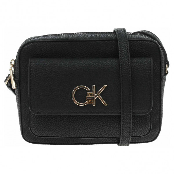 detail Calvin Klein dámská kabelka K60K609397 BAX Ck Black