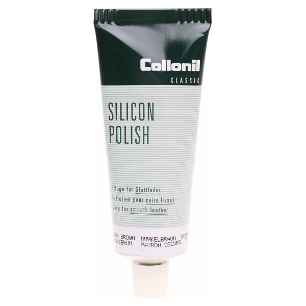 detail Collonil Silicon Polish - tmavě hnědý