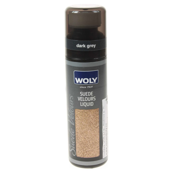 detail Woly dark grey na semiš 75ml - tm.šedá