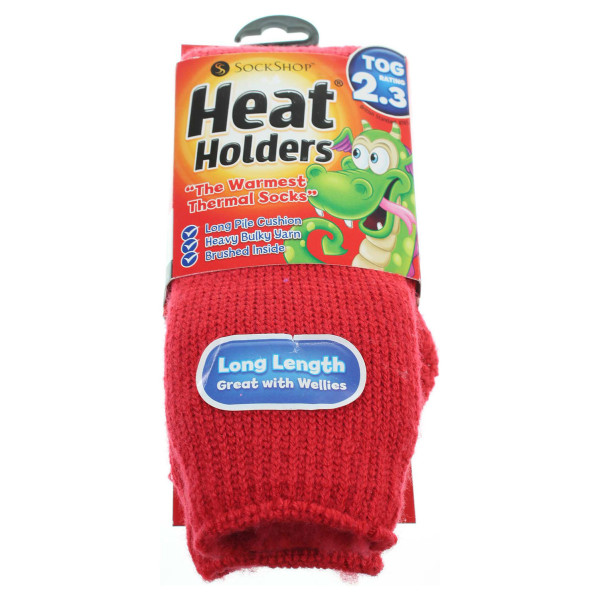 detail Heat Holders dětské ponožky červené