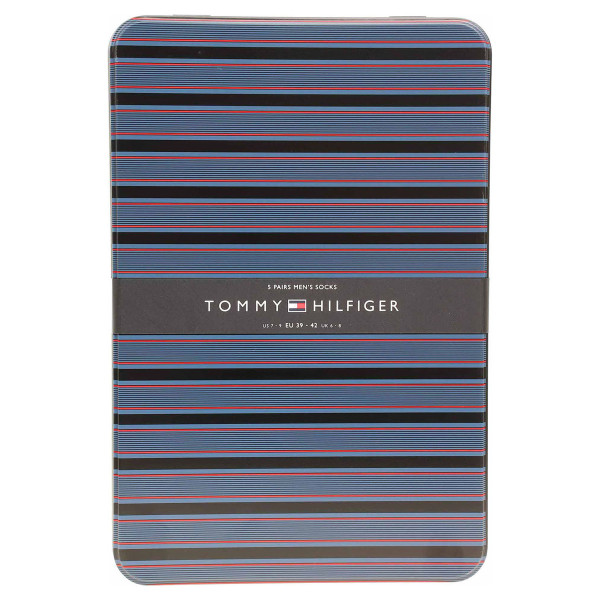 detail Tommy Hilfiger pánské ponožky 100000847 003 black