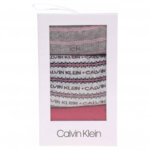 Calvin Klein dámské ponožky 100002177 001 grey combo One Size